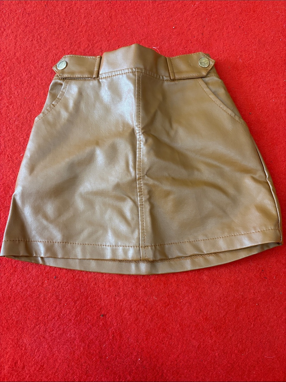 toddler 3T faux leather skirt